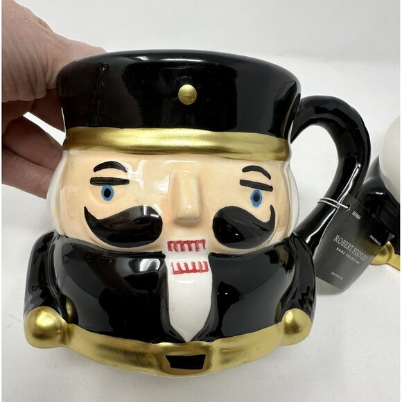 ROBERT STANLEY HOME NUTCRACKER Coffee Cups MUGS Set of 2 18 oz CHRISTMAS w/Tags - Picture 11 of 11